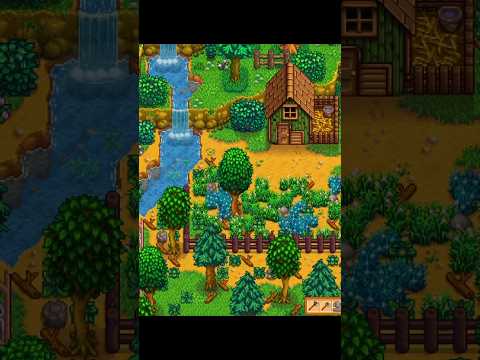 exploring the new farm in stardew valley:) #stardewvalley #shorts