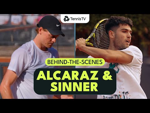 Jannik Sinner vs Carlos Alcaraz: Behind-The-Scenes As They Prepare For Battle In Rome!