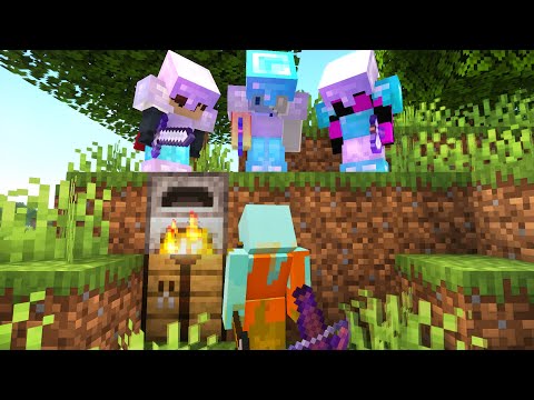 Minecraft Speedrunner VS 3 Hunters REMATCH
