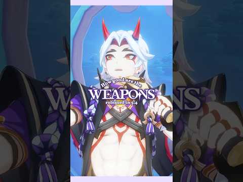 Who Can Use The New Genshin 5.4 Weapons? #genshinimpact #hoyocreators #genshin #inazuma