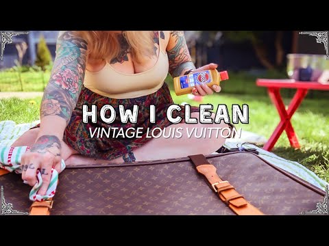 Cleaning My Vintage Louis Vuitton Luggage & Spring Dress Thrifting!