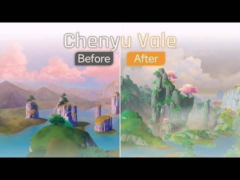 What Chenyu Vale looked like before 4.4 | Map Comparison | GENSHIN IMPACT