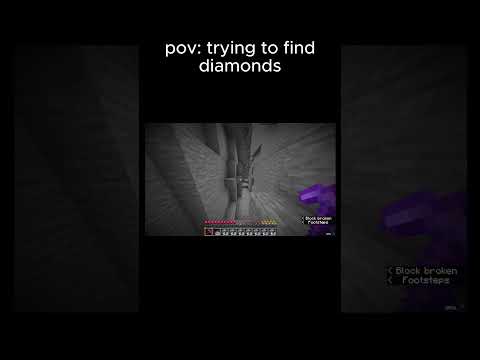Mining for diamonds be like  #minecraftshorts #minecraft #minecraftmoments #shortsvideo #shorts