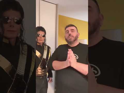 Quand @hollypartages3608  rencontre Michael Jackson #michaeljackson #dlp #disneylandparis #sosie