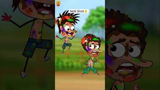 Holi Shot🖐️💥 #funmoji2d #comedy #funny #funnycomedy #holi #festival #villagecomedy #shortvideos