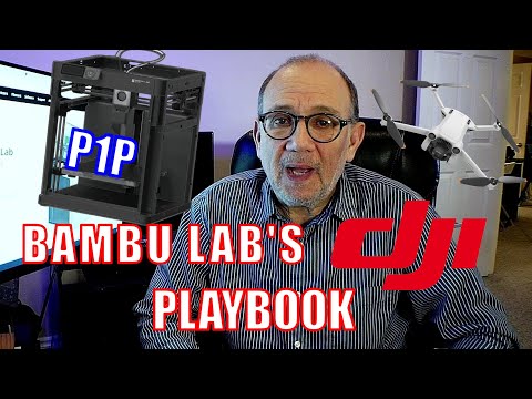 Bambu Lab P1P and DJI Playbook
