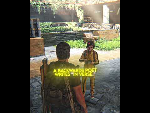 Joel Suffering Through Ellie's Jokes Pt. 2 | The Last of Us Part I #shorts