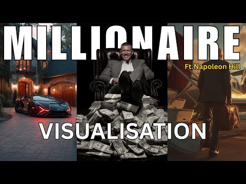 MILLIONAIRE POSITIVE Affirmations & Visualization | Ft.Napoleon Hill | Force Yourself To Take Action