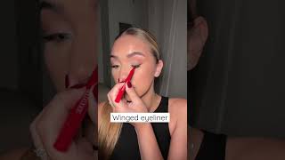 EYELINER TUTORIAL #eyelinertutorial #eyeliner #wingedeyelinertutorial #shortsfeed #shortstutorial