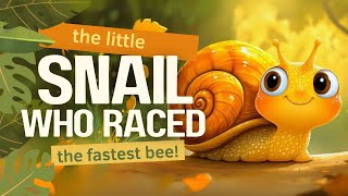 THE LITTLE SNAIL WHO RACED THE FASTEST BEE | Bedtime Story For Kids