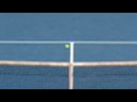 closest hawkeye challenge in australian open 2015!!!!! (kyrgios serve fault)