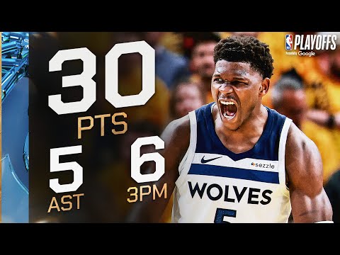 Anthony Edwards BALLED OUT With 30 PTS In Game 4 | May 12, 2025