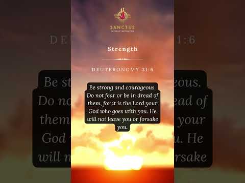 Today's Bible Verse | Deuteronomy 31:6 | #shorts