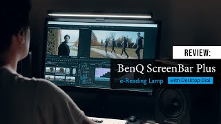 BenQ ScreenBar Plus Review | I installed my first LED monitor lamp for video editing  | Gaba_VR