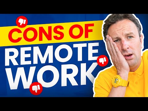 11 DISADVANTAGES of Working From Home