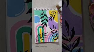 Try this! 😮 Creative  Canvas painting ideas💡#art #bohoart #shortsvideo #abstractart #mandala #canvas