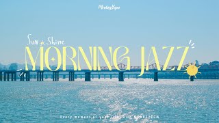 [Playlist] Morning Jazz with Blue Sea🐳Refreshing & Happy Jazz Music☀️Instrumental Background Music