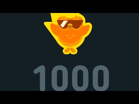1000 dias de ofensiva no Duolingo! 🦉💚📚🔥💪