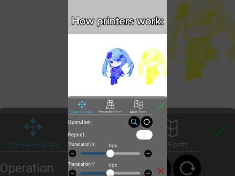 How printers work: #vocaloid #hatsunemiku #miku #art #music #animation #pjsk #projectsekai