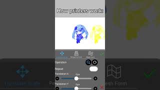 How printers work: #vocaloid #hatsunemiku #miku #art #music #animation #pjsk #projectsekai