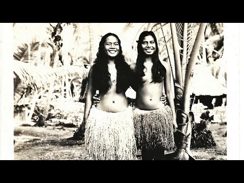 Vintage Photos of Hawaii During WWII - USN - Hawaiian Women - Nature