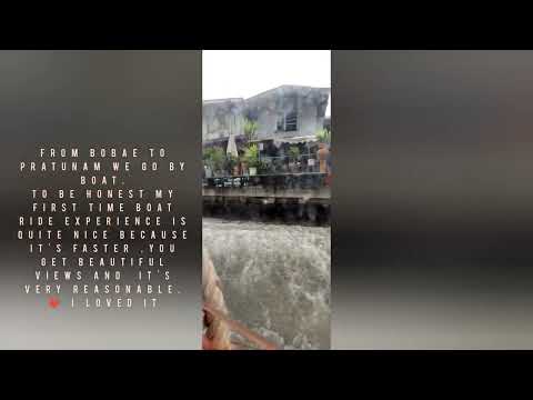 Bangkok's cheapest mode of transportation!! - Boat Ride !!! Explored BOBAE MARKET & PRATUNAM