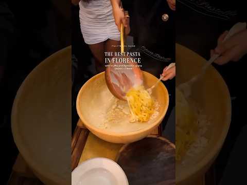 Truffle pasta on a cheese wheel? Yes, please! 🎥 @Andrechaica #italianfood #truffles #pasta
