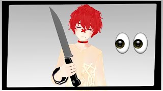 [MMD Talkloid] Fukase has a knife