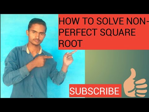 How to solve non-perfect square root