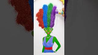 Magic Craft! From Witch to Glowing Glinda! 💚✨#wicked #cartoon #kidsvideo