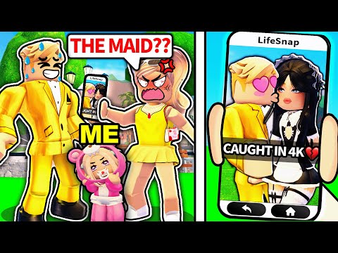 Spying on RICH ODERS as a Cute Baby in Roblox Snapchat! (LifeTogether 🏠 RP)