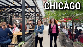 CHICAGO Walk 🌸 Beautiful Thursday Virtual Walking Tour | May 29, 2025 | 4k, City Sounds