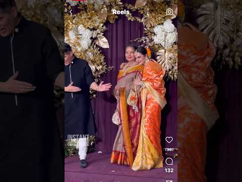 Divine Rekha ji and Shabana ji! October 2024 #rekha #diwali ❤️