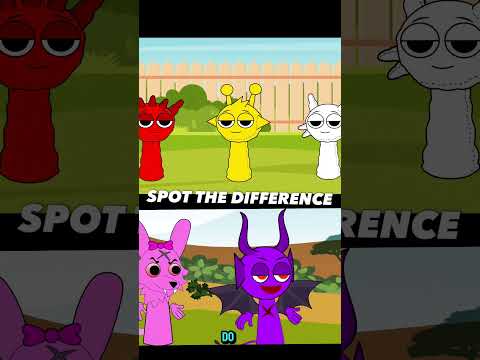 SPOT THE DIFFERENCE: Incredibox Sprunki Songs!