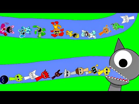 Incredibox Sprunki VS Gray - Gray Eats Sprunki