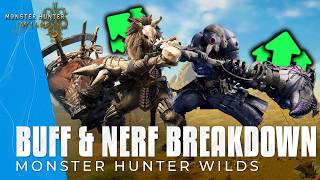 Monster Hunter Wilds Update - Buffs & Nerfs Breakdown! Hammer, Gunlance, Bowguns & Hunting Horn