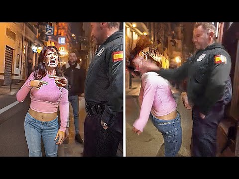 Karen HARASSES SECURITY Then Gets KNOCKED OUT COLD!