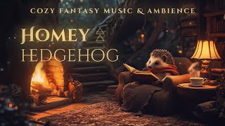 Homey Hedgehog in the Cozy Nest • Forest Library Ambience & Subtle Fantasy Music for Calm Reading 6h