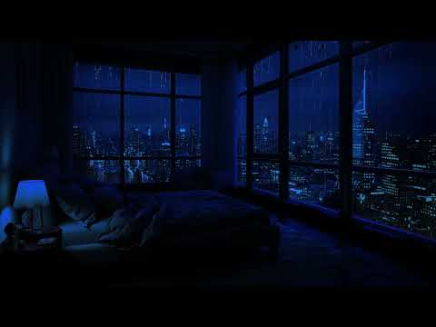 Rainy City Nights: Cozy Bedroom Ambience for Deep Relaxation 🌧️