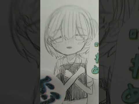友達のうた描いてみた (ᐡ_  ̫ กᐡ)・#創作百合 #手描き