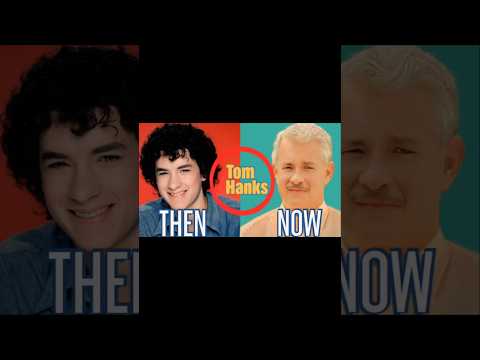 Tom Hanks Then and Now #shorts #tomhanks #thenandnow #nostalgia  #moviecharacters #picturevideo