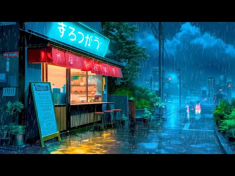 Raining In Tokyo ☔ Lofi Sleep Music ☔ Rainy Lofi Songs To Make You Calm Down And Feel Better