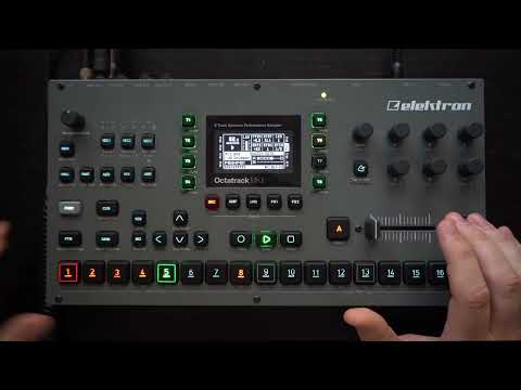 Making sample magic with the Elektron Octatrack MkII (live performance)