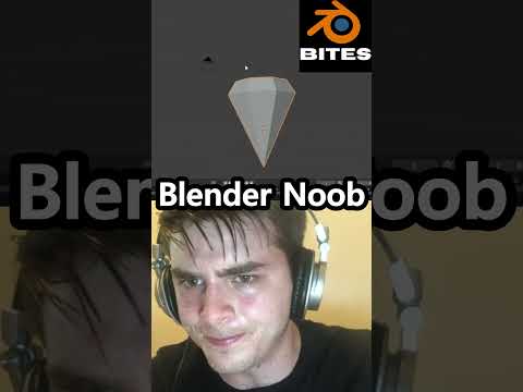 Blender Noob Vs Pro Artist. Modeling a Diamond 🔥💎