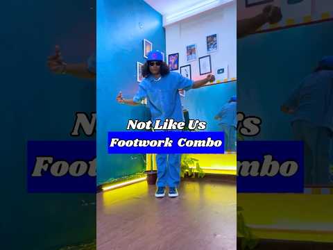 Not Like Us Kendrick Lamar Cwalk footwork combo #notlikeus #kendricklamar #superbowl2025