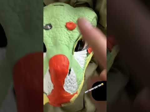 Fixing my Dino mask Pt.1!credits to NCS for the audio.#art #youtubeshorts #artwork #shorts #dinomask