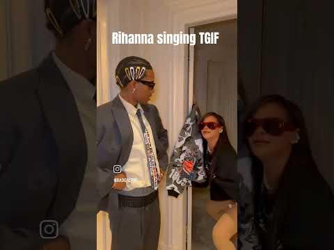 Rihanna singing Glorilla TGIF #tgif #rihanna #glorilla #asaprocky #asap