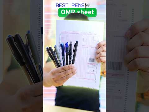Best Pens for filling OMR Sheet Quickly ! #shorts #SYshorts 646
