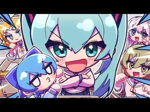 チルノのパーフェクトさんすう学園[ゲームサイズ ver.] / 初音ミク × 鏡音リン × 鏡音レン × 巡音ルカ × MEIKO × KAITO