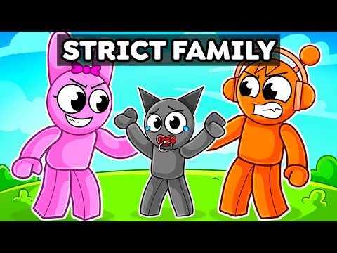 Adopted by a STRICT FAMILY in Roblox..